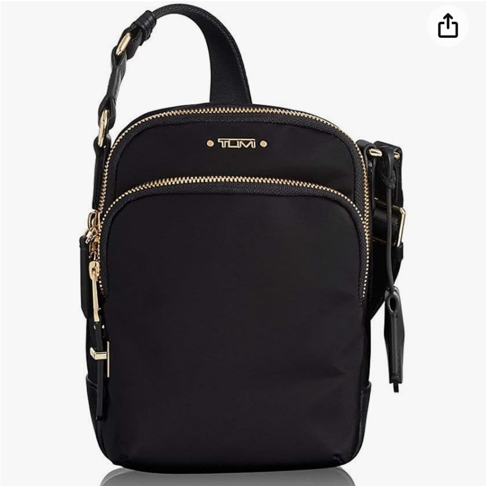 LIKE NEW TUMI Dark Navy Voyageur Ruma Crossbody Bag